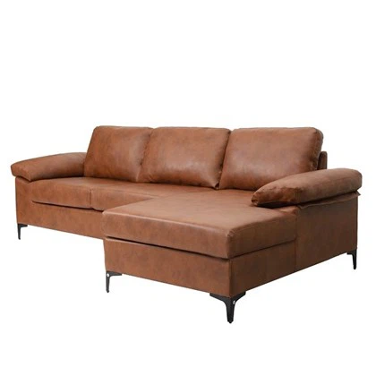 Metalen buitenbank met kussens